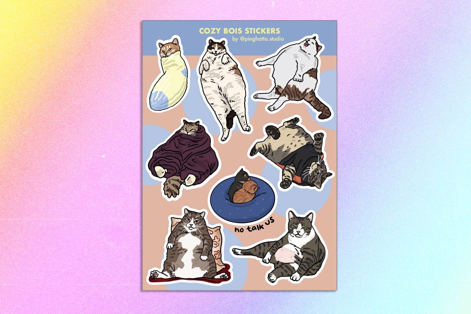 Chonky Goods by Ping Hatta. Studio - Vente Autocollant - Feuilles d'autocollants Cat19