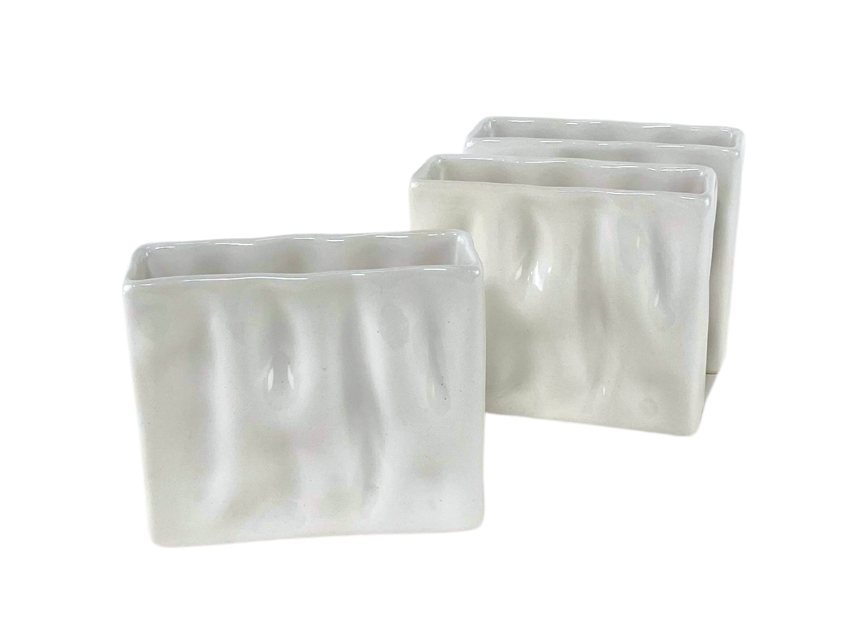 ALEX MARSHALL STUDIOS - Wholesale Vase - Mini Rectangle Ripple Vase2