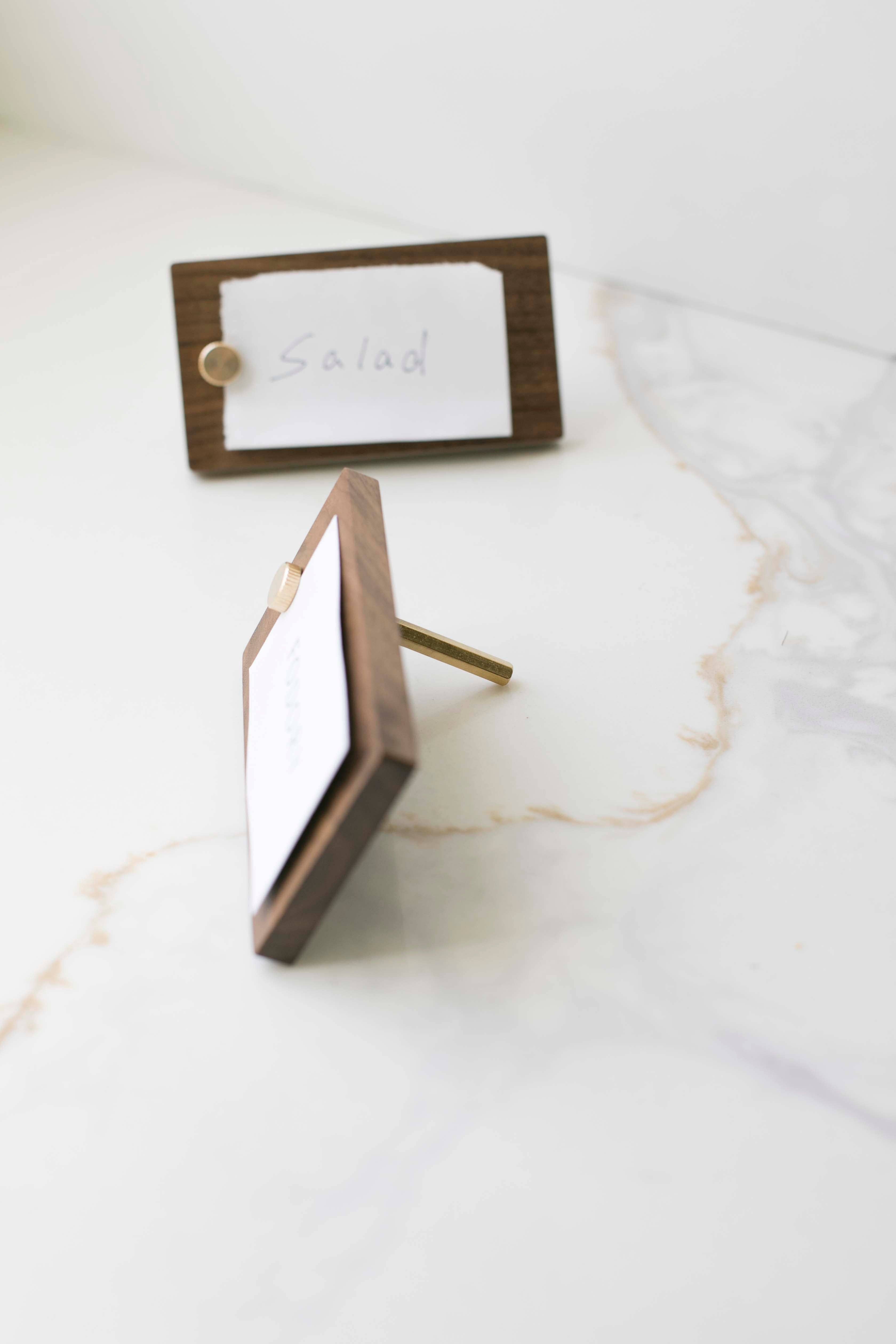 Fodory - Wholesale Desk Organizer - Wooden Name Card & Note Holder4