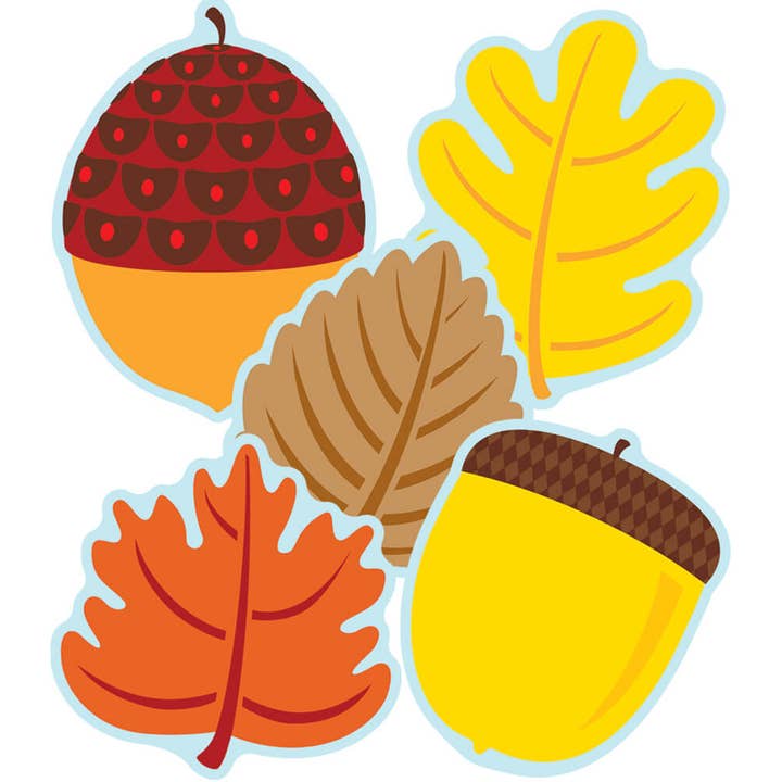 Carson Dellosa Education - Wholesale Cutouts - Leaves & Acorns Cutouts