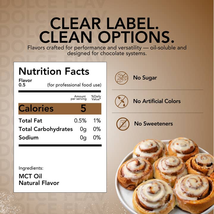 Dolce Flav - Wholesale Flavored Syrup - Oil Soluble Cinnamon Flavoring5