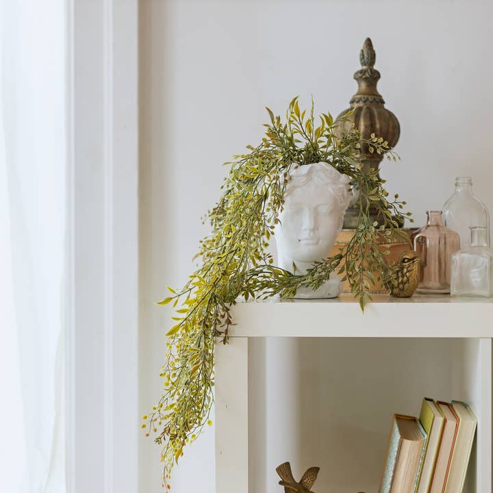 Oh You're Lovely - Wholesale Artificial Plant - Sage Greenery 26" Artificial Hanging Plant3