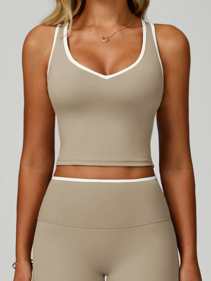 Crave by FW - Wholesale Athletic Top - Women's - V Neckline Racerback Sports Tank Top11