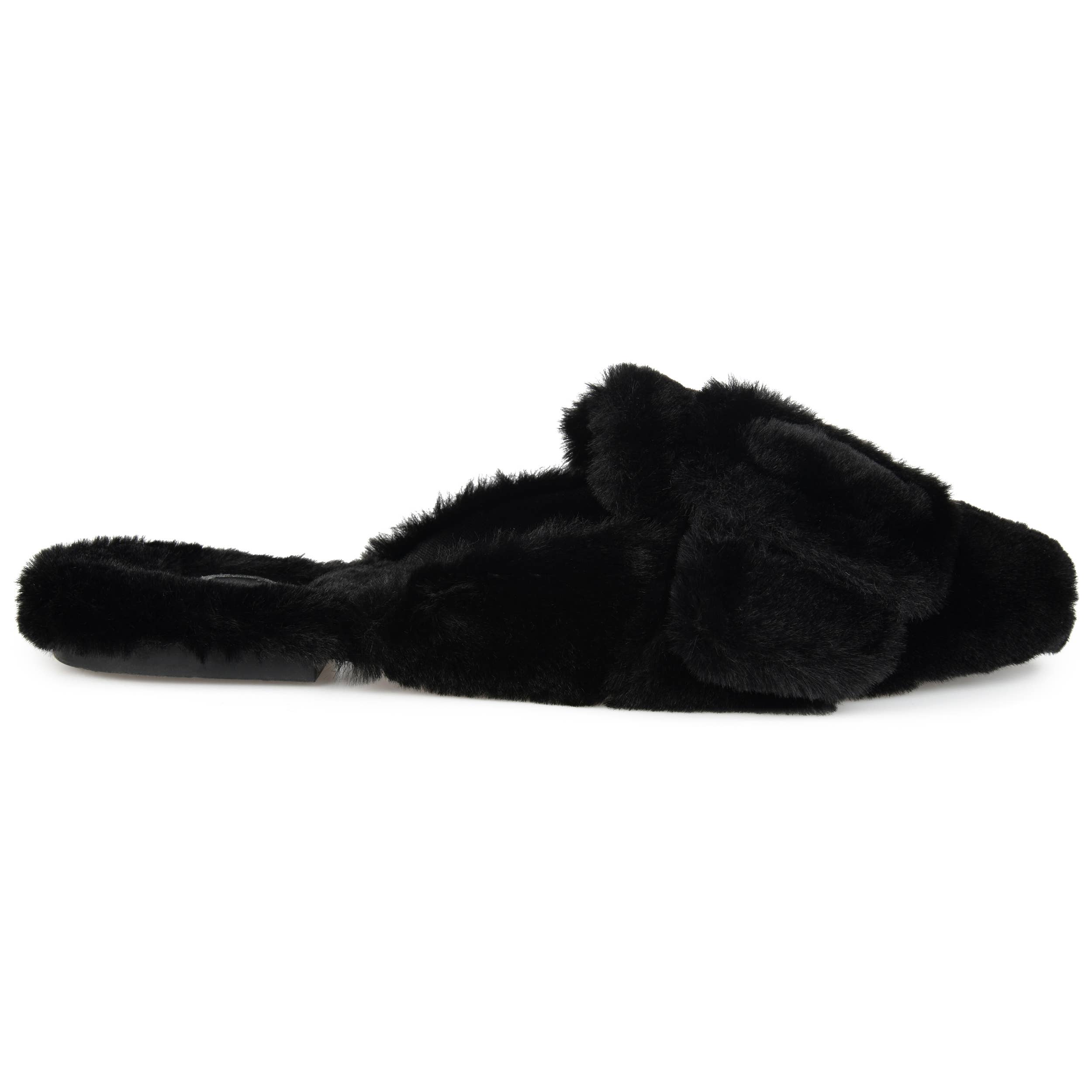 Journee - Wholesale Slippers - Women's - Journee Collection Women's Faux Fur Eara Slipper6