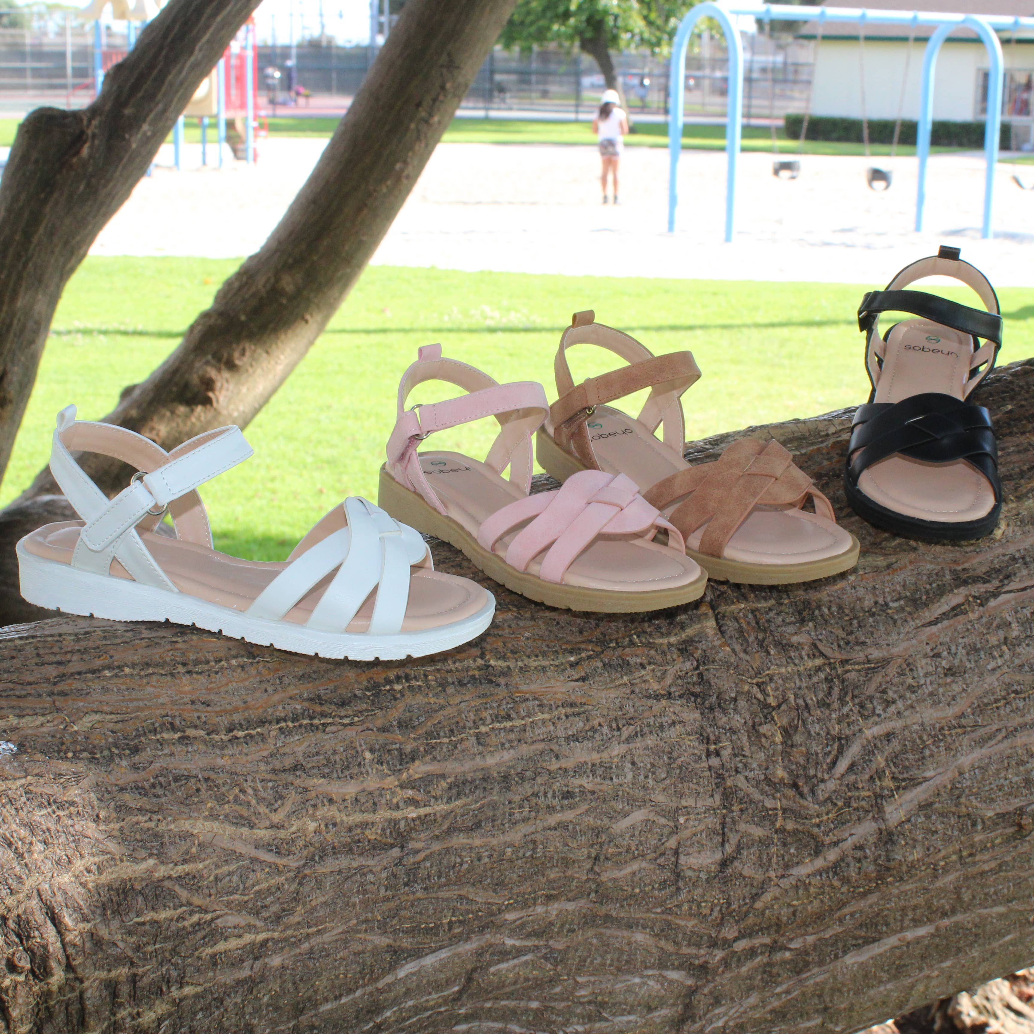 SOBEYO - Wholesale Sandals - Kids - Kids Cute Ankle Strap Sandals Memory Foam8