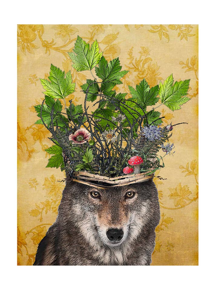 wolf 100% bomuldsmel sækmateriale køkkenhåndklæde for engroshandel hos Alphie and Ollie