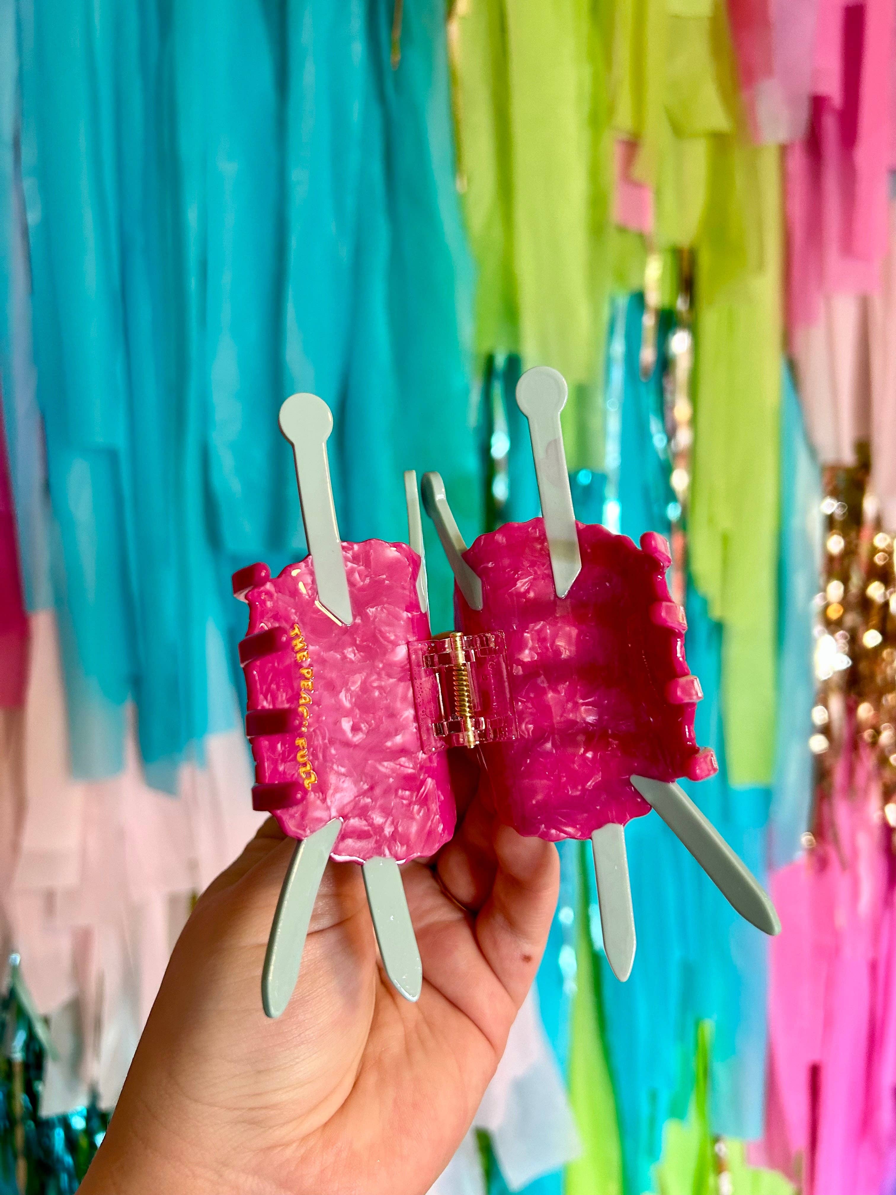 The Peach Fuzz - Wholesale Hair accessories set – Women’s - Yarn Crafts Knitting Needles Hair Claw5