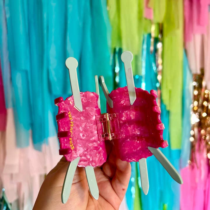 The Peach Fuzz - Wholesale Hair accessories set – Women’s - Yarn Crafts Knitting Needles Hair Claw5