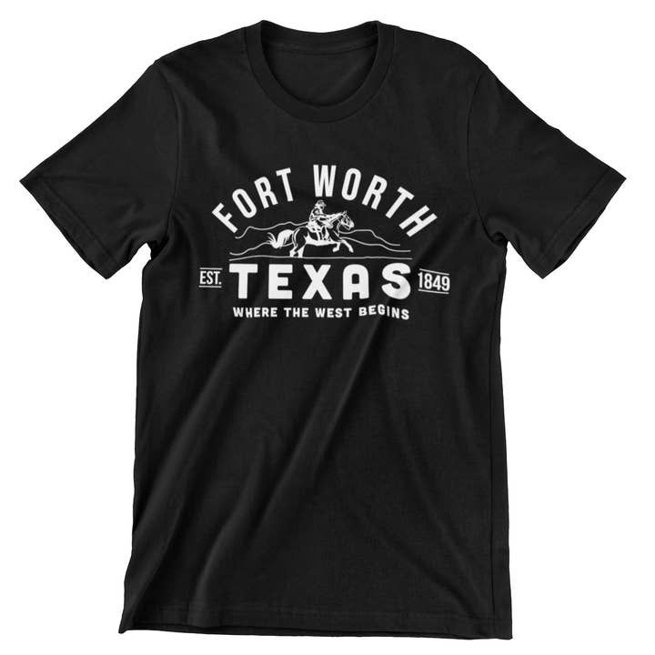Made in Texas Co. - Wholesale Screen Printed T-Shirt - Unisex - Fort Worth Texas T-shirt