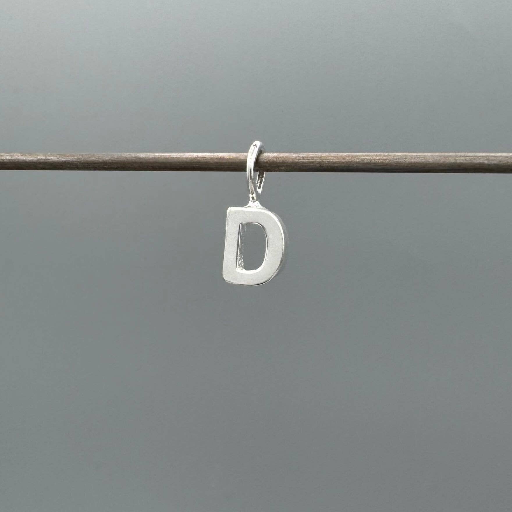 Something Silver - Wholesale Individual Charm/Pendant - Perfect Little Block Letter Initial Charm30