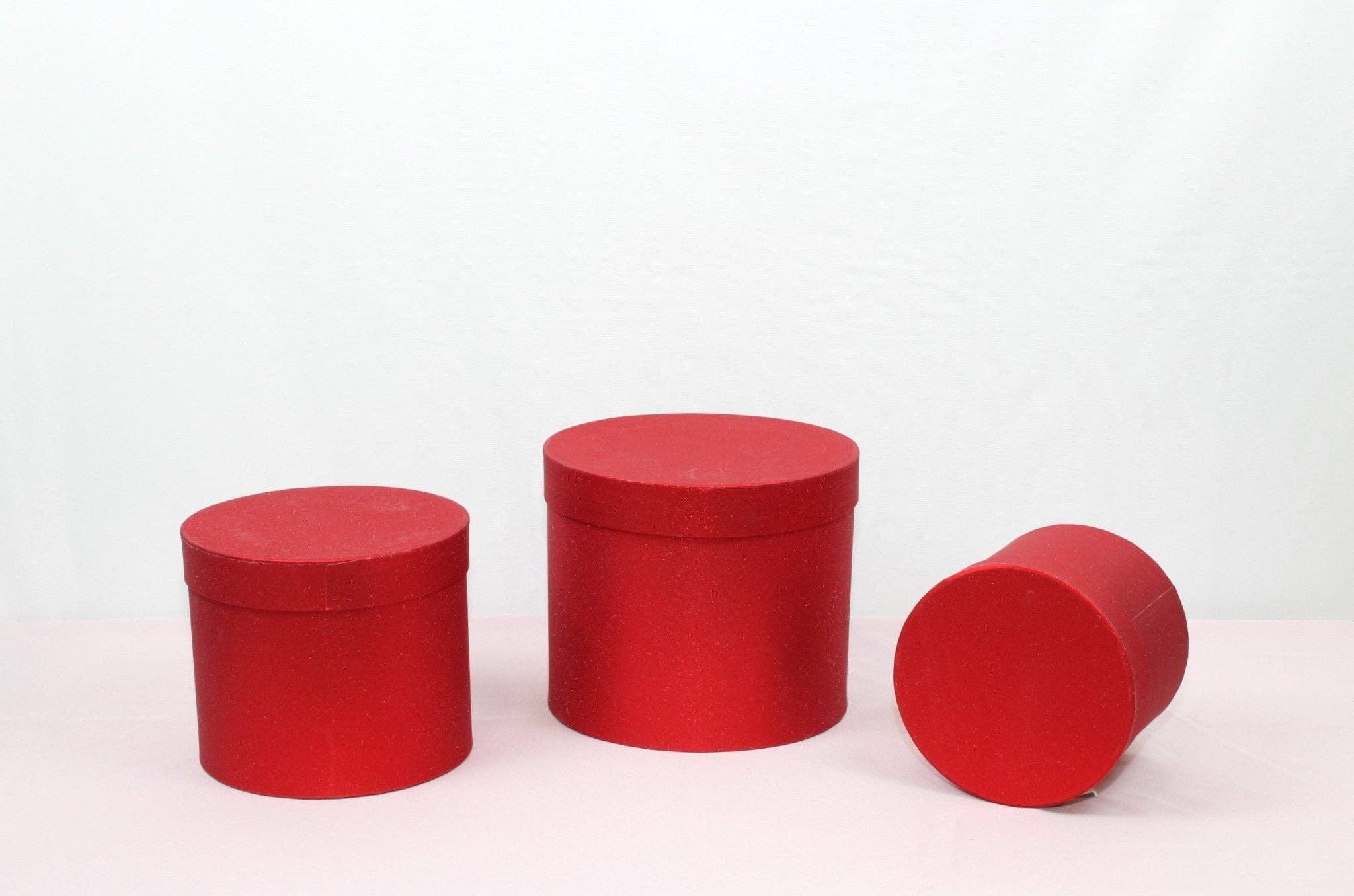 Elegant Design Supply - Wholesale Decorative Box - Shiny Round Flower Hat Box with Lid9