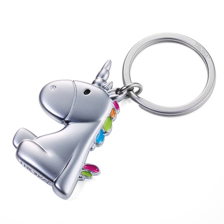 Troika Unicorn Charm Keychain for wholesale by Troika, Duke Baron & Paperthinks by Brand Node, Inc.