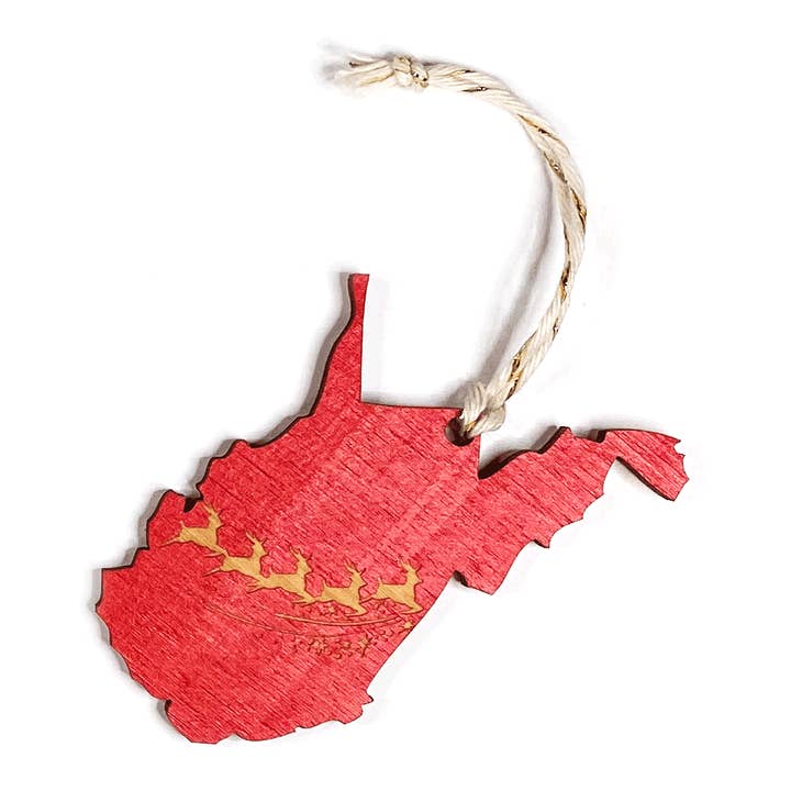Ornement de renne de Virginie Occidentale pour la vente par SnowMade