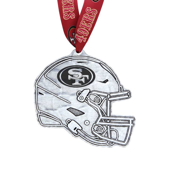 NFL San Francisco 49ers Helmet Ornament for wholesale by Wendell August