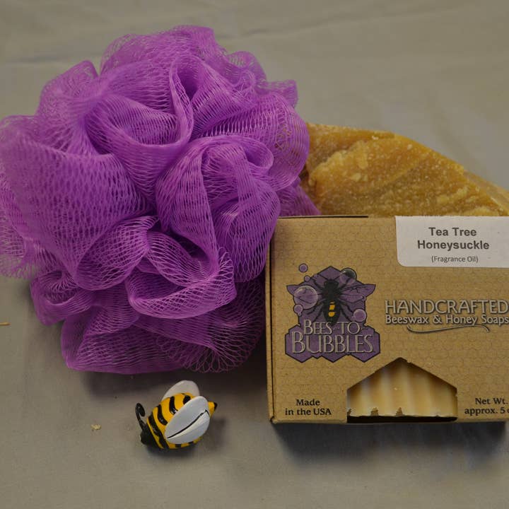 Teebaum- und Geißblattseife für den Großhandel von Bees-to-Bubbles Handcrafted Soaps