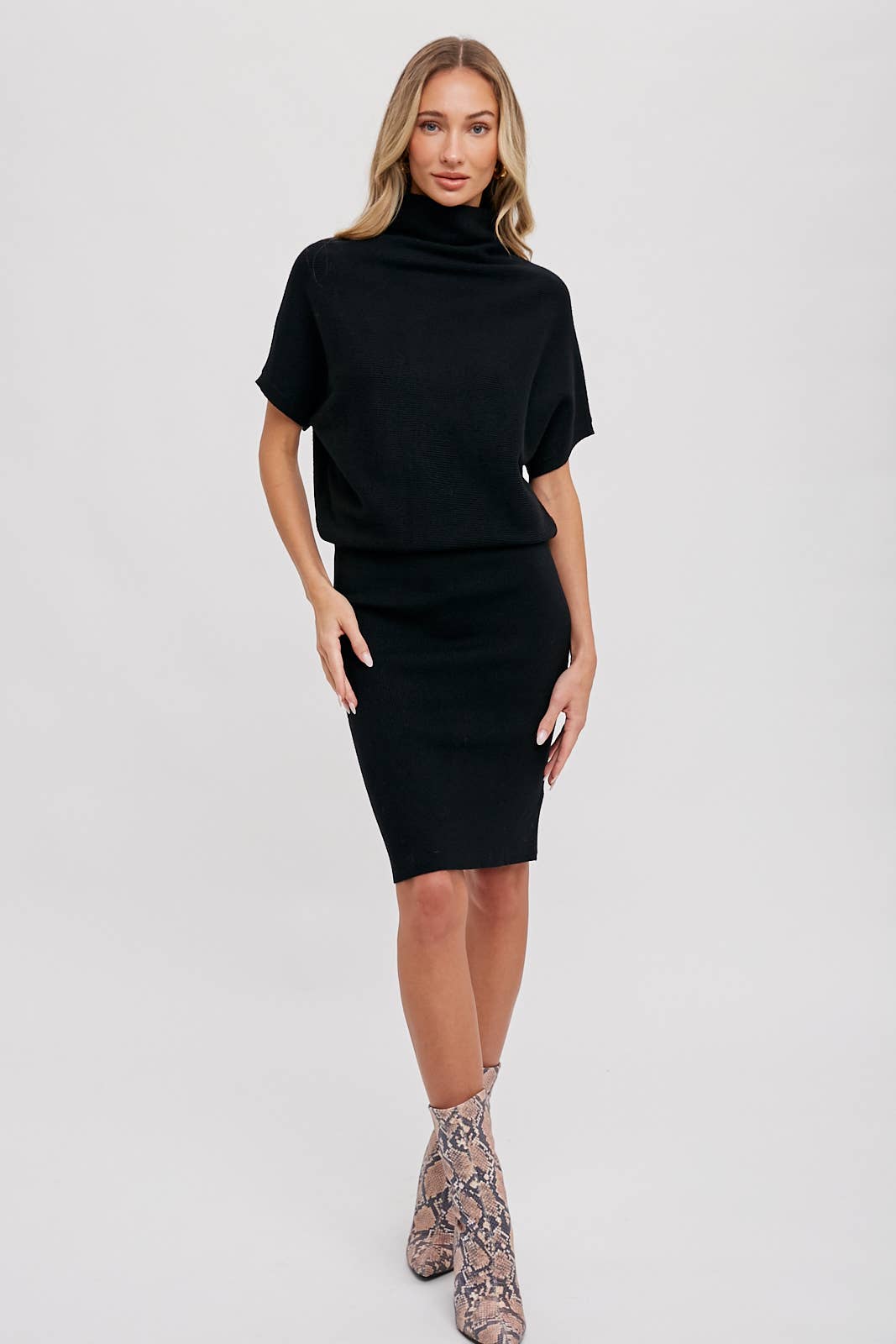 Bluivy - Wholesale Dress - Women's - SLOUCH NECK DOLMAN MIDI DRESS17