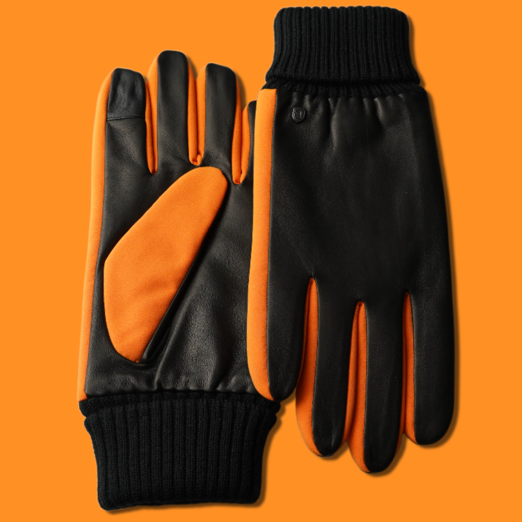 Akaroa - Wholesale Gloves - Men's - VAL men's leather gloves, smartphone function, Italian leather, Thinsulate thermal lining1
