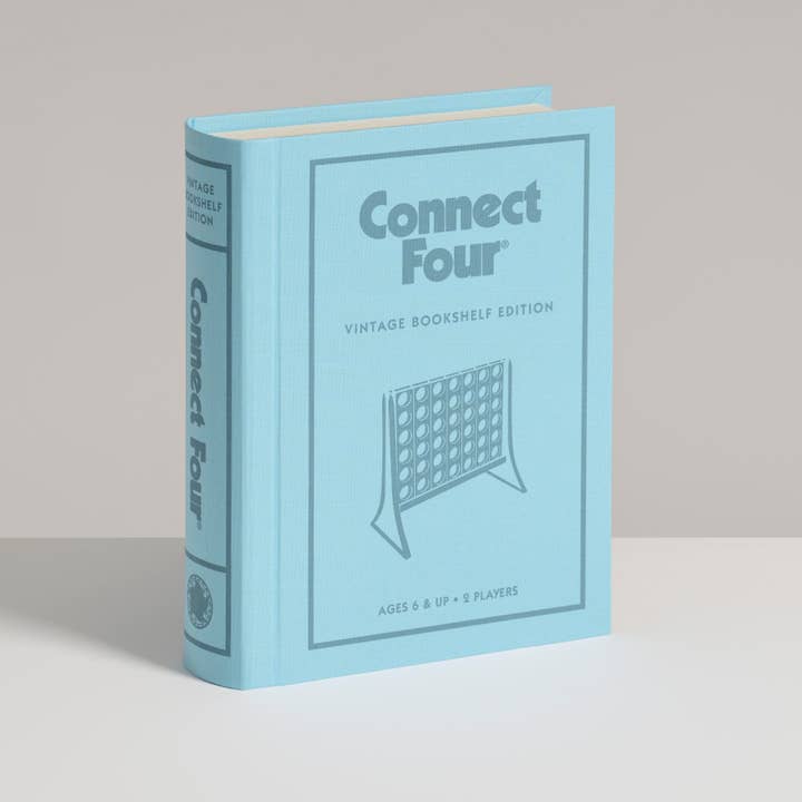 WS Game Company - Wholesale Board Game - Connect 4 Vintage Bookshelf Edition