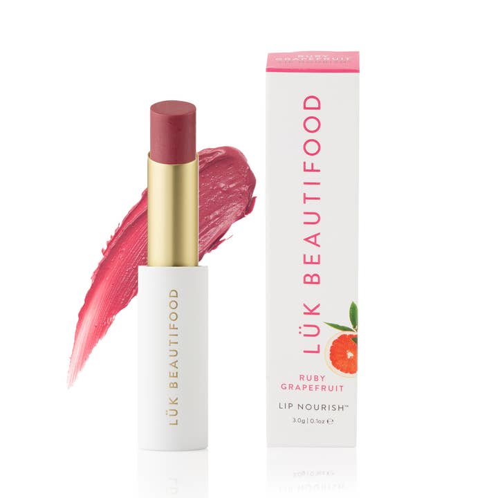 LÜK BEAUTIFOOD [🇦🇺 AUS + USA🇺🇸] - Wholesale Lipstick - Lip Nourish™ Sheer Lipstick - Ruby Grapefruit0