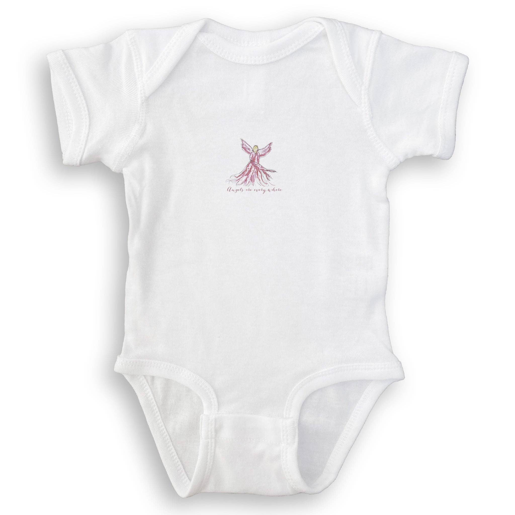 French Graffiti – Engroshandel Viskestykke – Pink Whispy Engel med Engle Er Overalt14