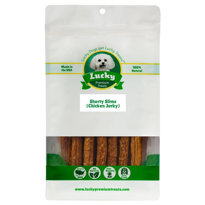 Lucky Premium Treats - Wholesale Pet Treats - Dog - Shorty Slims - Chicken