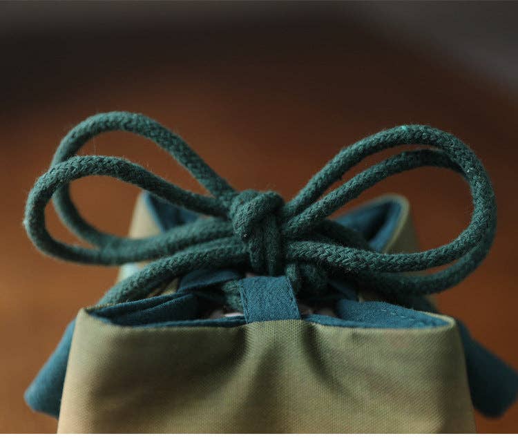 Gohobi （We cover U.S. import duties） - Wholesale Storage Bag - Gohobi Birds Mountains Rivers Teaware Storage Travel Bag Shifuku21