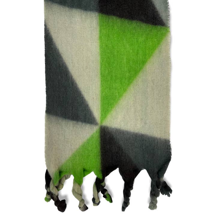 Lili Scarves (US Duty Free) - Wholesale Scarf - Women's - Soft Abstract Winter Scarf with Braided Tassels4