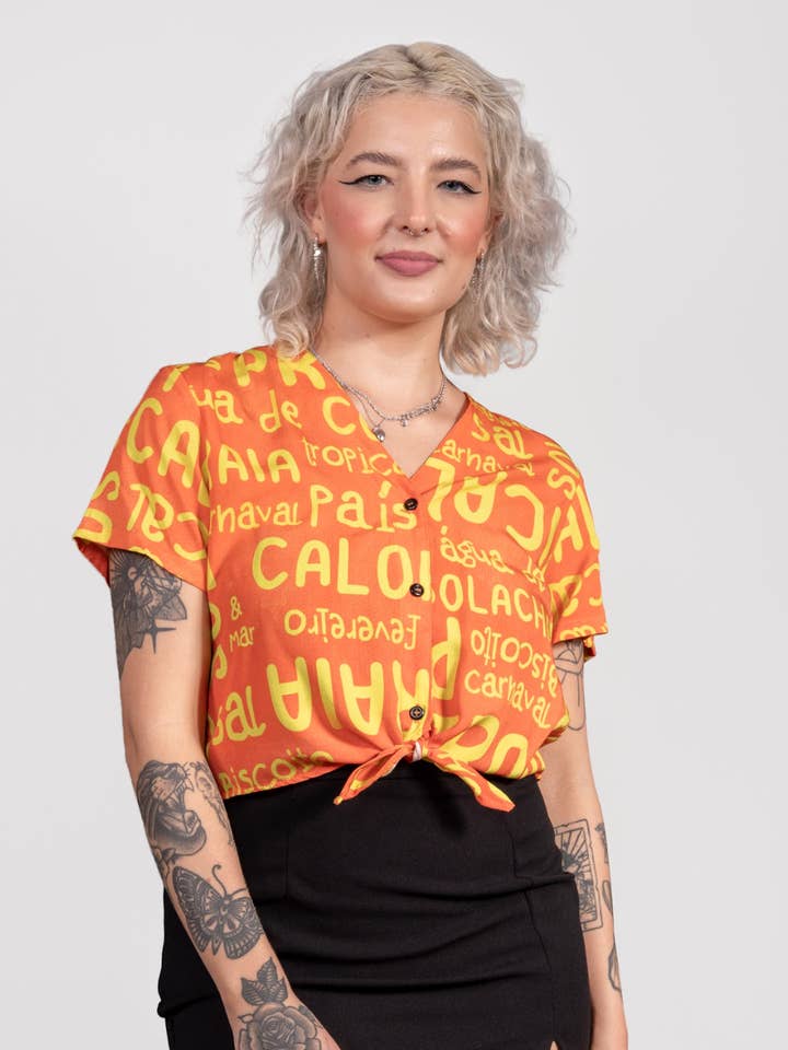 Braza Crop Top for wholesale by Auê Clothing