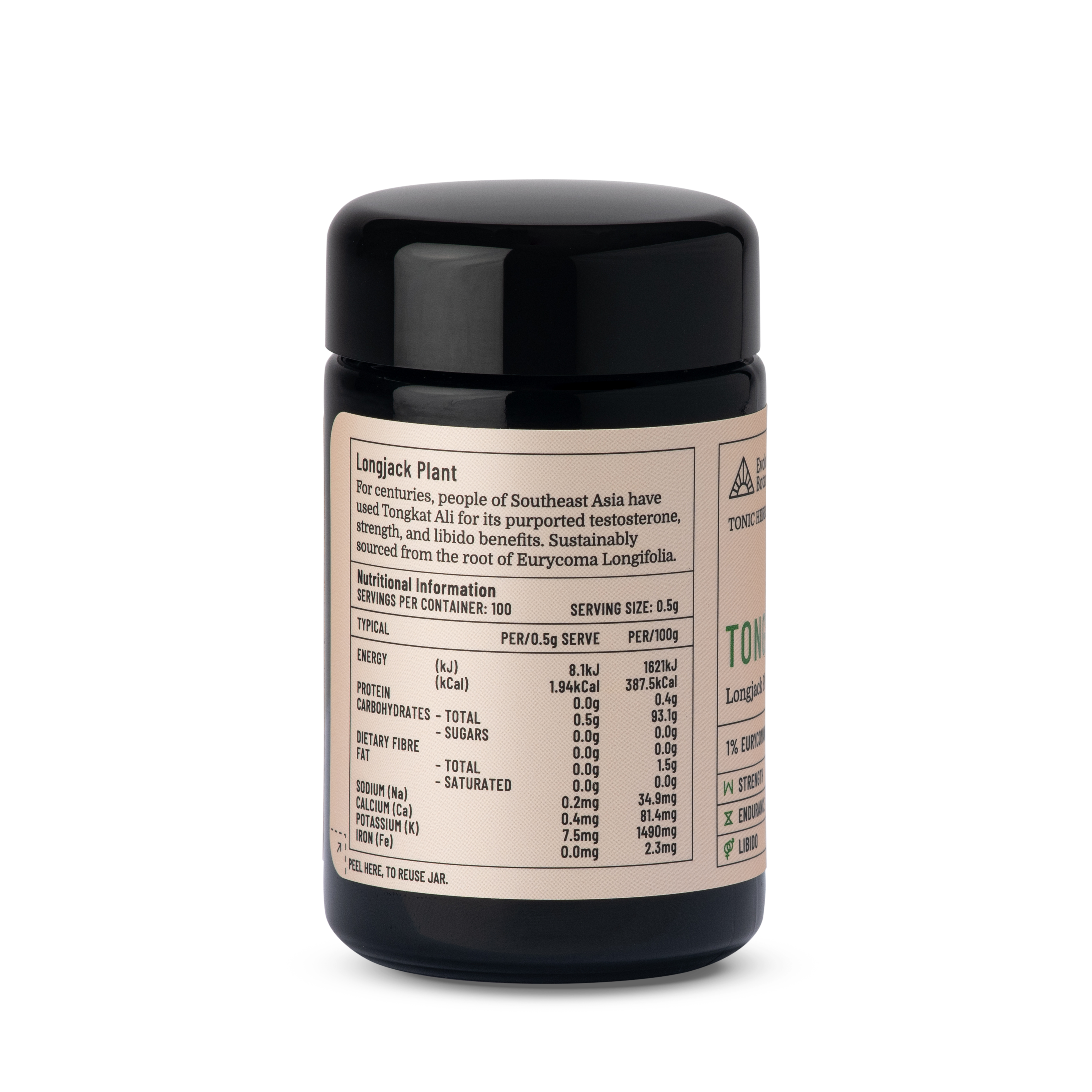 Evolution Botanicals – wholesale Oral supplement/vitamin – Tongkat Ali2