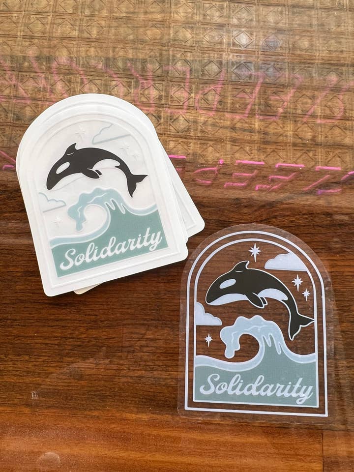 Sink the Rich Clear Vinyl Sticker for wholesale by Autumn Eve's Art