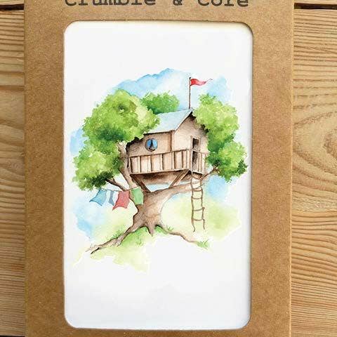 Crumble & Core – wholesale Stationery/notecard set – Assorted Greeting Cards – Folk Art Watercolour Cards | A6 Note Cards With Kraft Envelope Set1