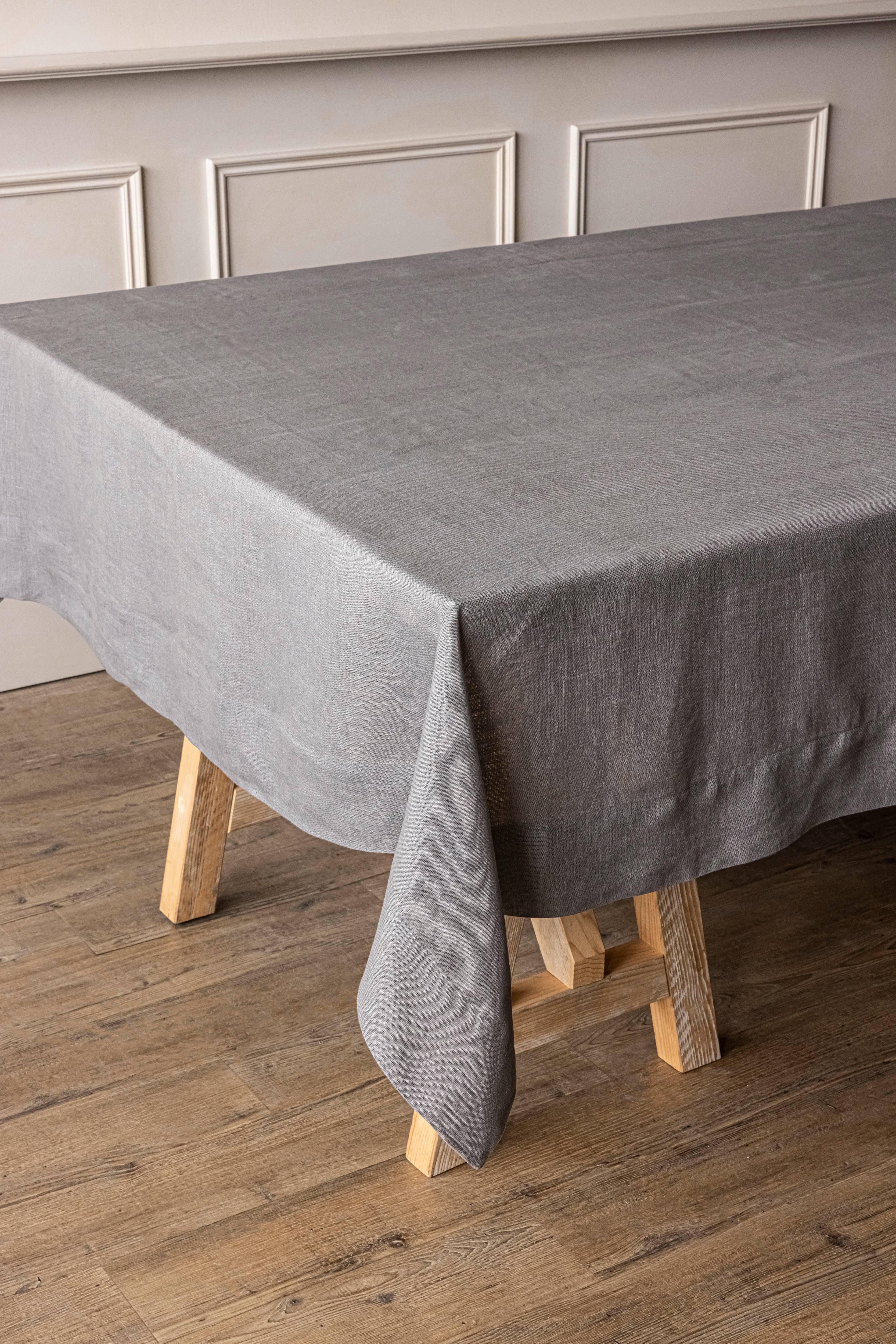 over&back - Wholesale Tablecloth - 100% Linen Tablecloth – 70x10822
