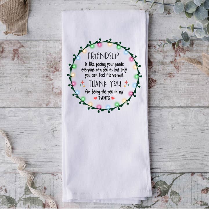 Friendship Tea Towel for wholesale by Possibilities