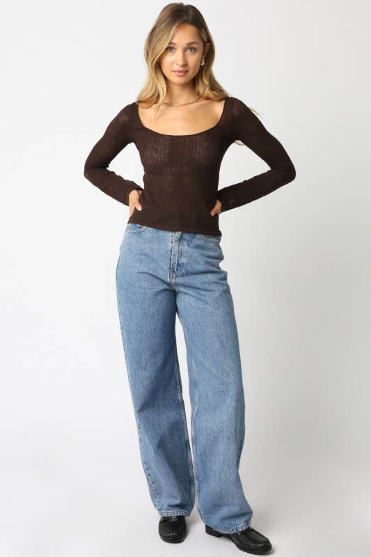 Olivaceous - Wholesale Knit Top - Women's - Lucia Knit Top8