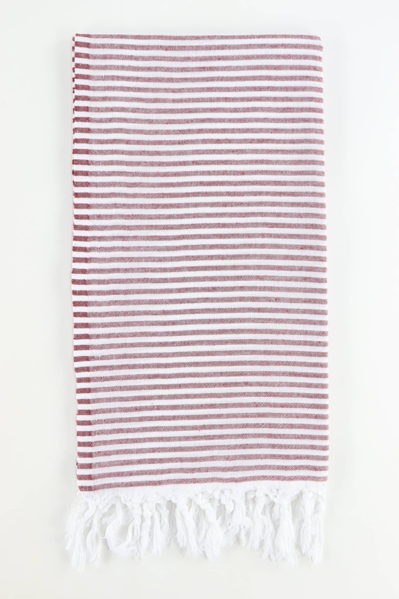 TURKISH LINEN & TOWELS - Wholesale Beach Towel - Premium Turkish Cotton Thin Striped Peshtemal Beach Towel11