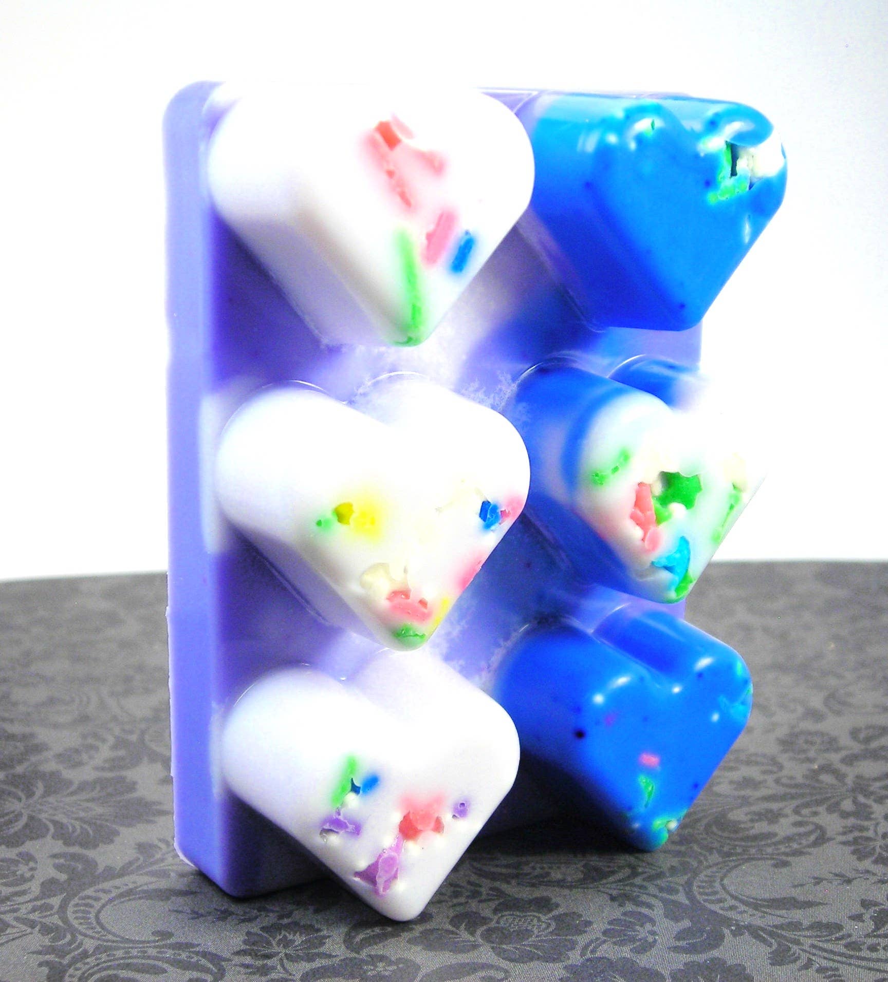 Chubby Chico Charms - Wholesale Wax Melt - Mermaid Farts heart shaped sprinkles Wax Melts sugarplums4