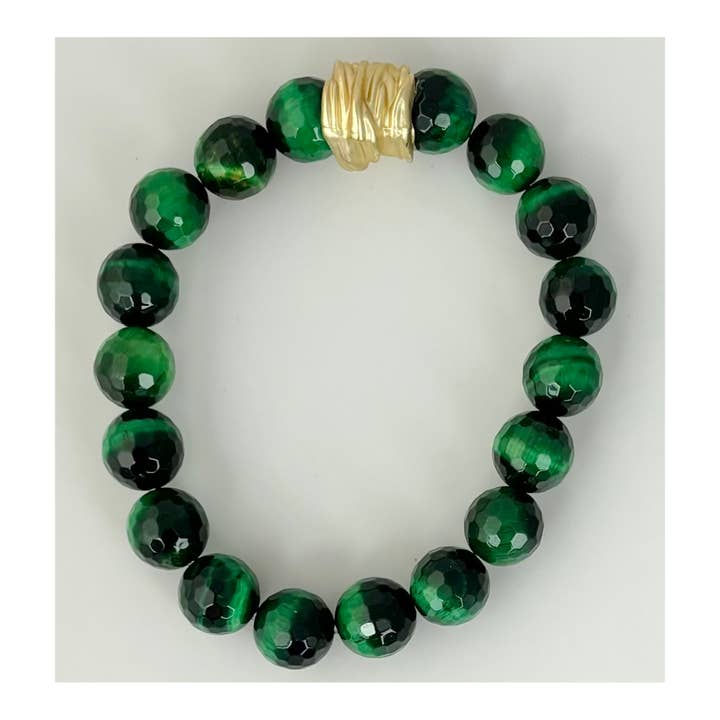 Green Tiger Eye Sugar Pop for wholesale by Lula 'n' Lee