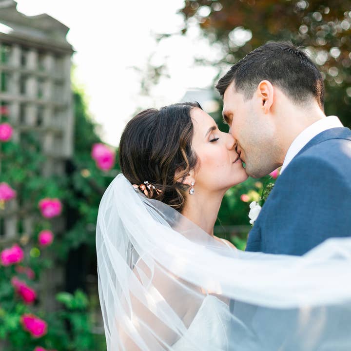 Ruffled Rose Veils - Wholesale Veil - Women's - Soft Cathedral Veil (108 Inches)6