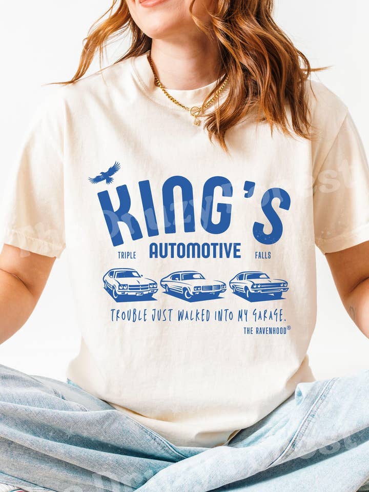 King's Automotive Ravenhood Skjorte, Triple Falls Unisex T-shirt for engroshandel hos SONDO DESIGN LTD