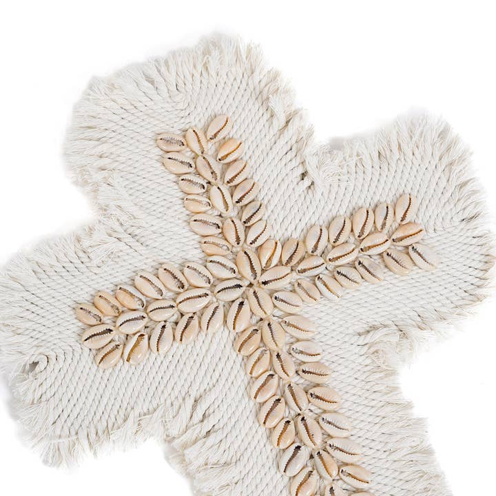 Bazar Bizar Living - Wholesale Wall Cross - The Macrame Cross - White2