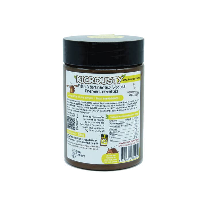 CHARLES CHOCOLARTISAN - Wholesale Nut Butter - Kicrousty 280g1