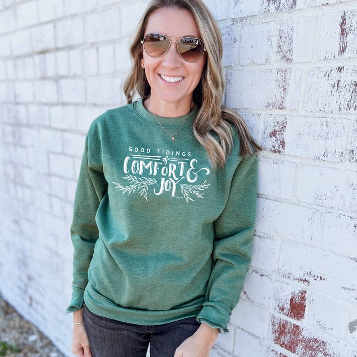 GOOD TIDINGS - Sweatshirt for wholesale by Lemon Lorraine's LLC