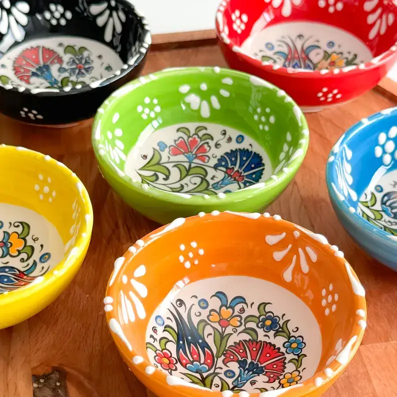 Mediterranean Collection - Wholesale Bowl - Gorgeous Handmade Wedding Gift Bowls - 30 Pcs Assorted 1