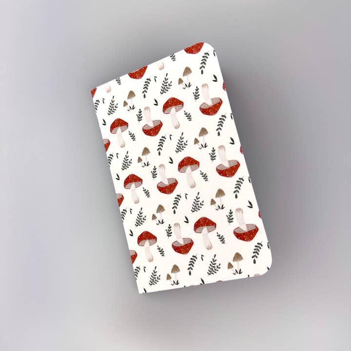 Mushroom Pocket Notebook for wholesale by S Pogas Art