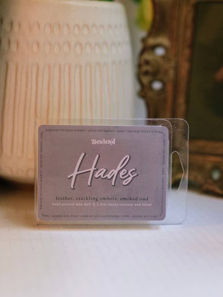 Hades Wax Melt - Mythology-inspired Luxury Bookish Scented for wholesale by Bewick'd Studio