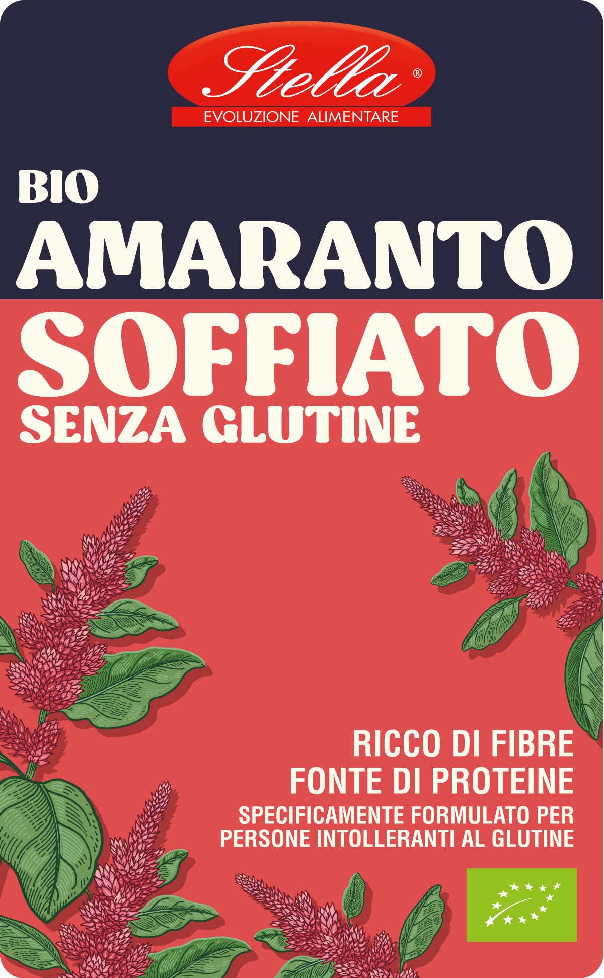 Stella Foods s.r.l. – Snacks tufados por atacado – Amaranto Orgânico Estufado sem Glúten STELLA 100 g4