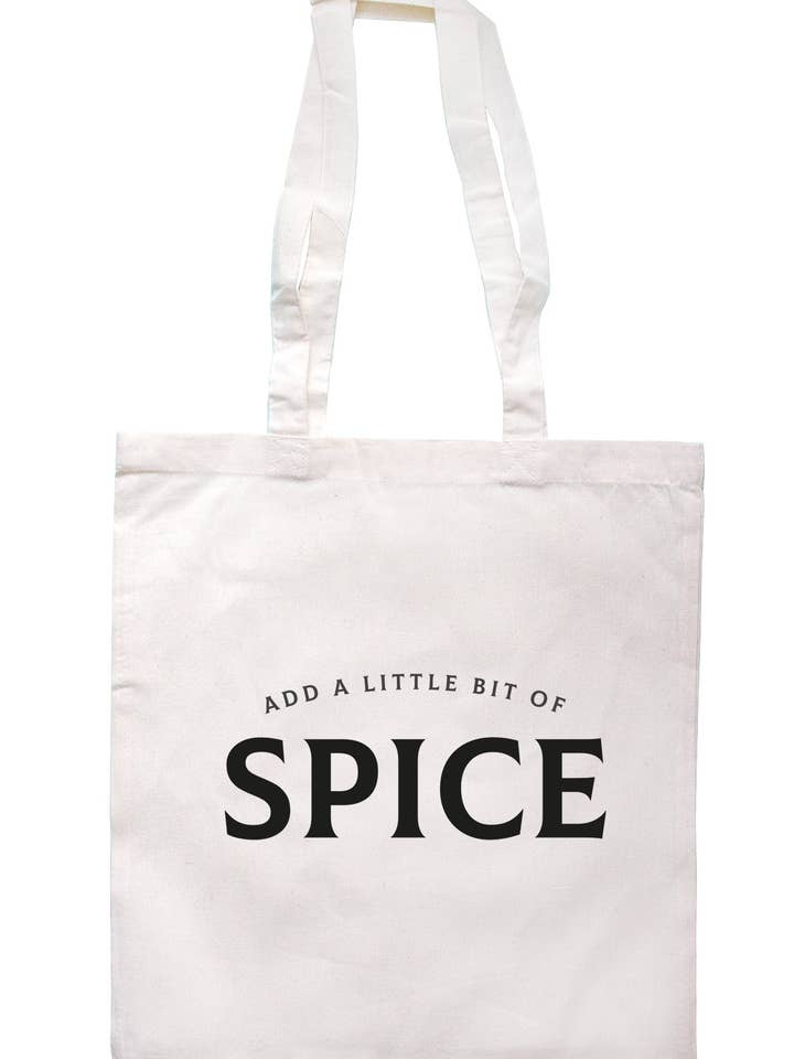 Add A Little Bit Of Spice Tote Bag K2742 for wholesale by Illustrated Identity