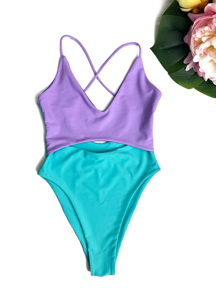 baby spice one piece for wholesale by Cannonball Swimwear