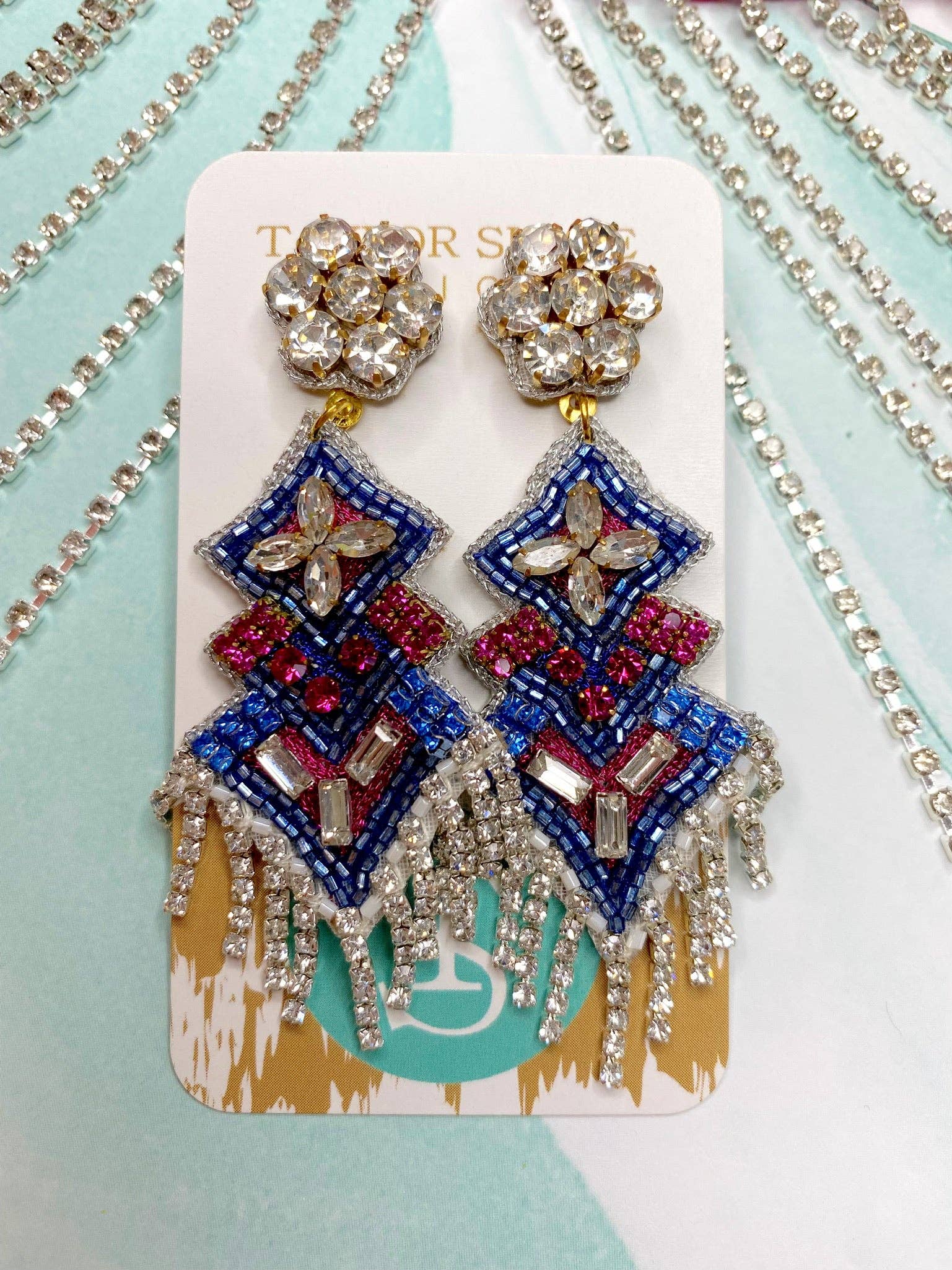 Taylor Shaye Designs - Wholesale Dangle Earrings - Ellie Beaded Drops8