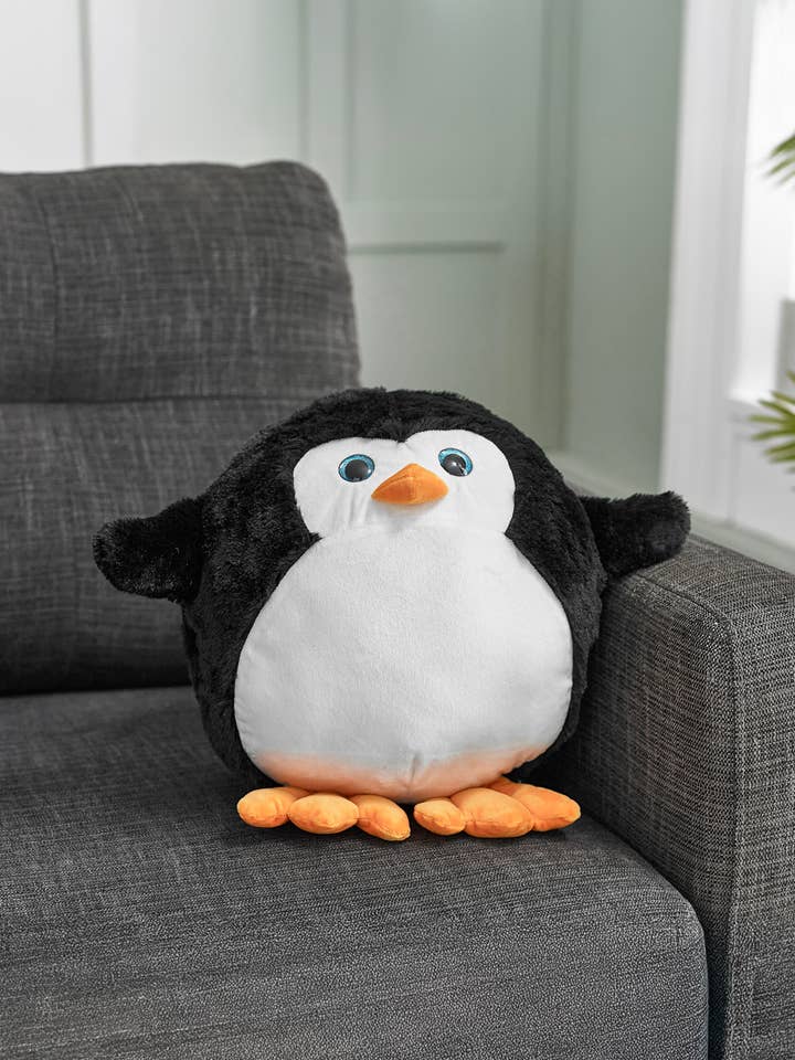 Pingüino Acogedor Gigante Suave y Calentador de Manos para venta al por mayor de Cozy Time Ltd